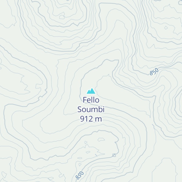 Map of Fello Soumbi