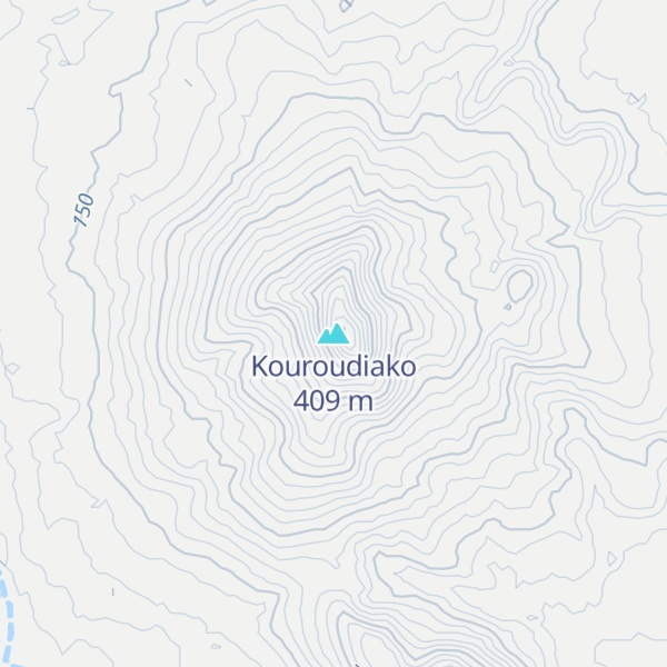 Map of Kouroudiako