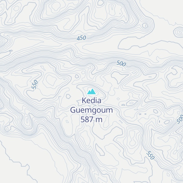 Map of Kedia Guemgoum