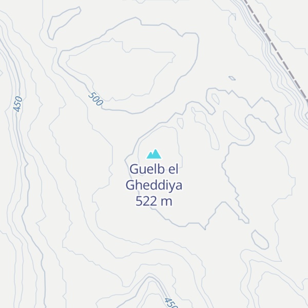 Map of Guelb el Gheddiya
