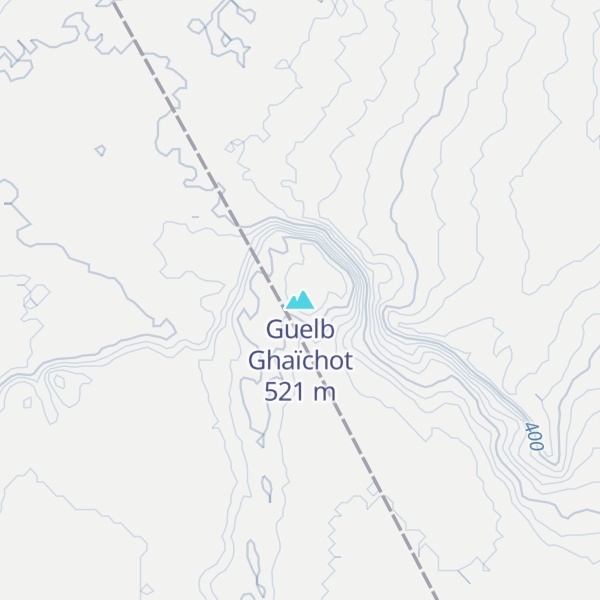 Map of Guelb Ghaïchot