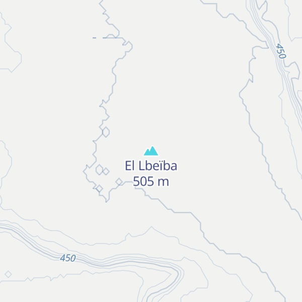 Map of El Lbeïba