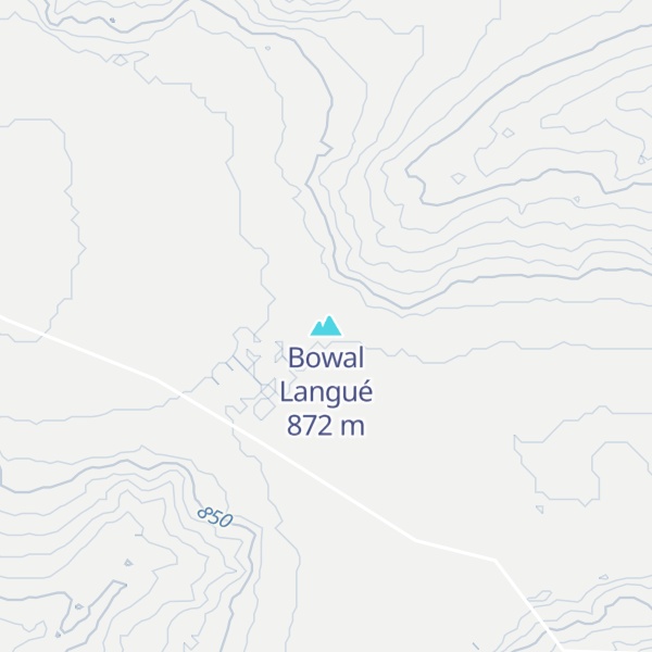 Map of Bowal Langué