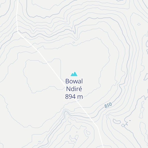 Map of Bowal Ndiré
