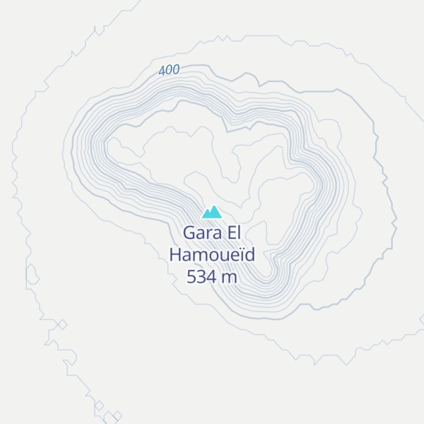 Map of Gara El Hamoueïd