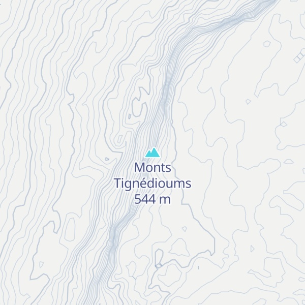 Map of Monts Tignédioums