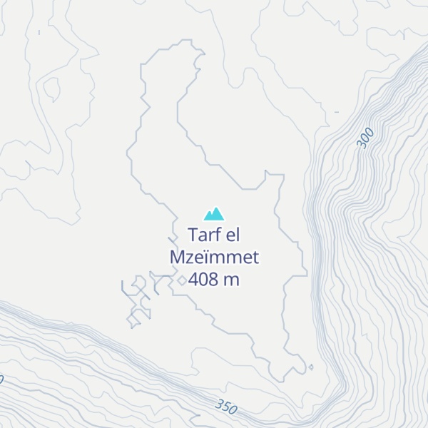 Map of Tarf el Mzeïmmet