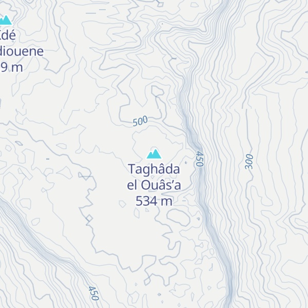 Map of Taghâda el Ouâs’a