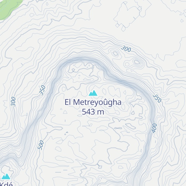 Map of El Metreyoûgha