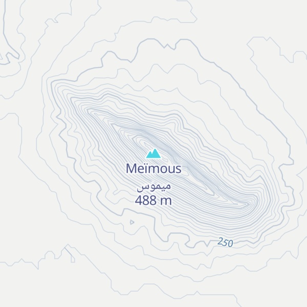 Map of Meïmous ميموس