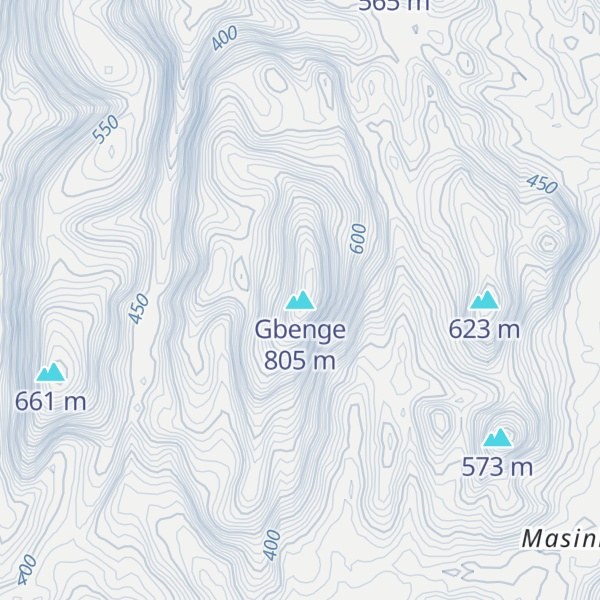 Map of Gbenge