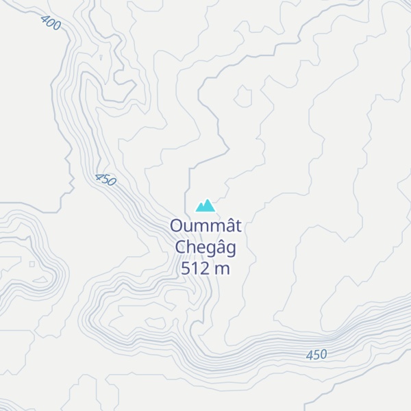 Map of Oummât Chegâg