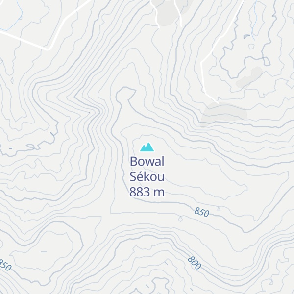 Map of Bowal Sékou