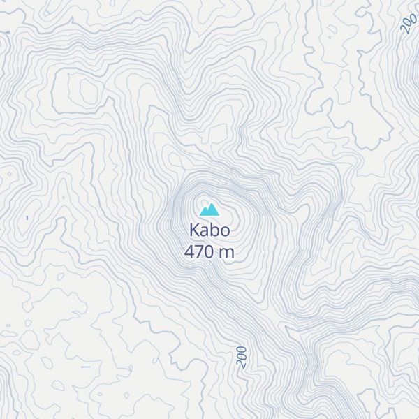 Map of Kabo