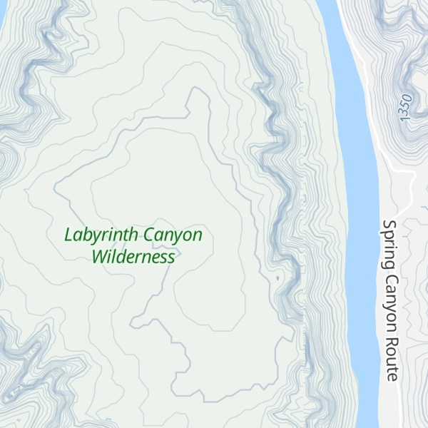 Map of Bowknot Bend