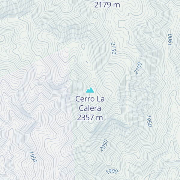 Map of Cerro La Calera