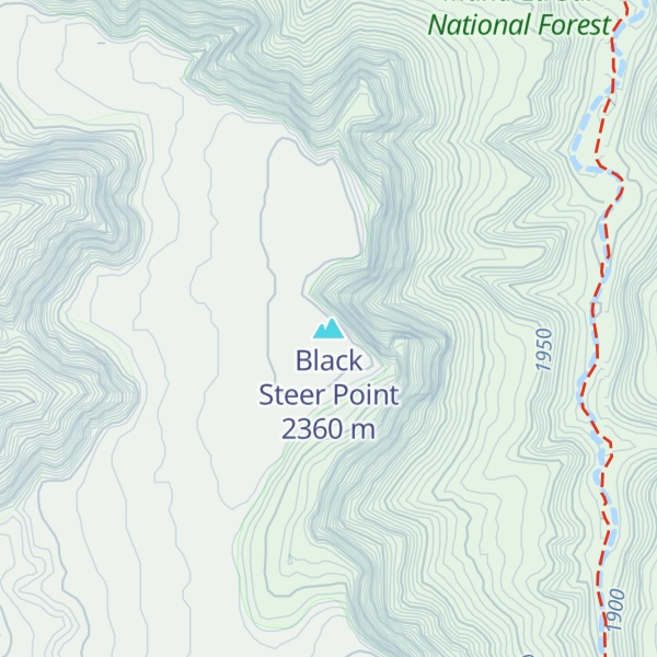 Map of Black Steer Point