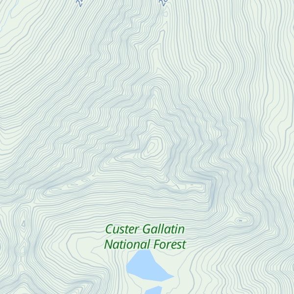 Map of Mosquito Peak
