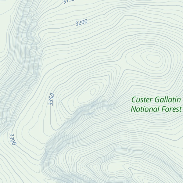 Map of Tumble Mountain