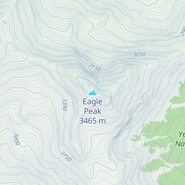 Map of Eagle Peak