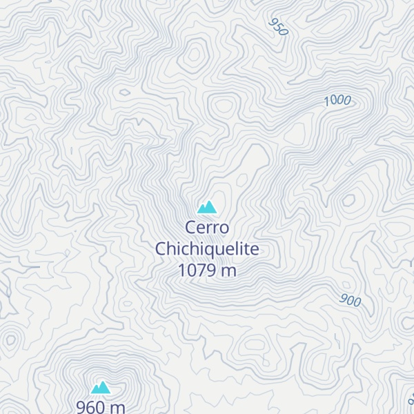 Map of Cerro Chichiquelite