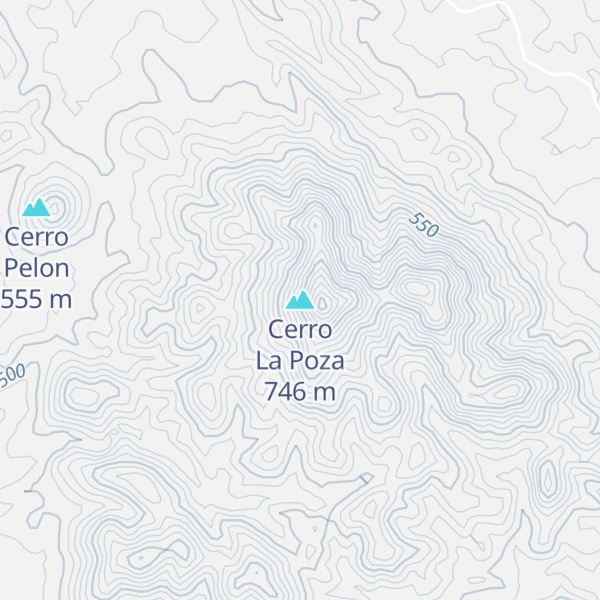Map of Cerro La Poza