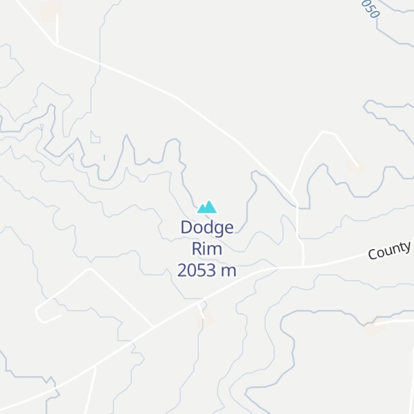 Map of Dodge Rim
