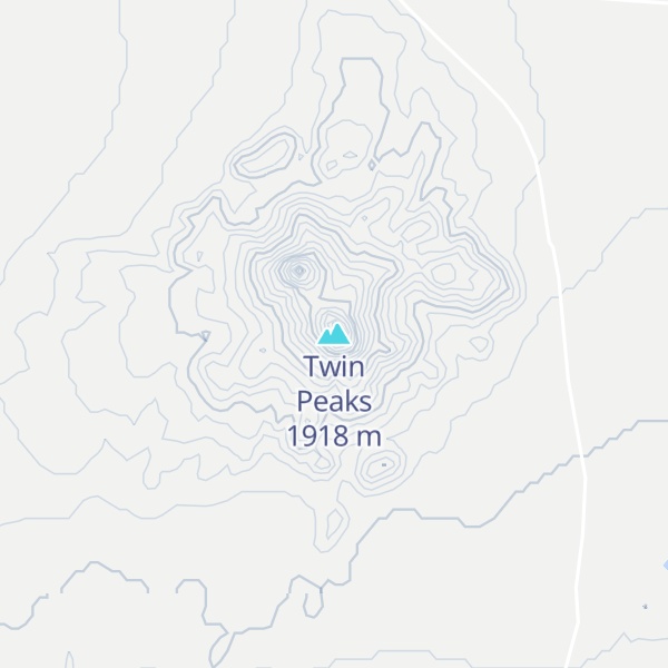 Map of Twin Peaks