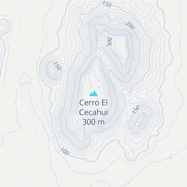 Map of Cerro El Cecahui
