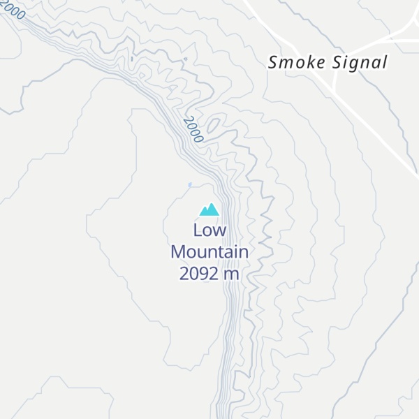 Map of Low Mountain