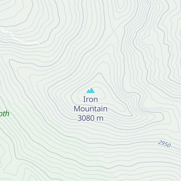 Map of Iron Mountain