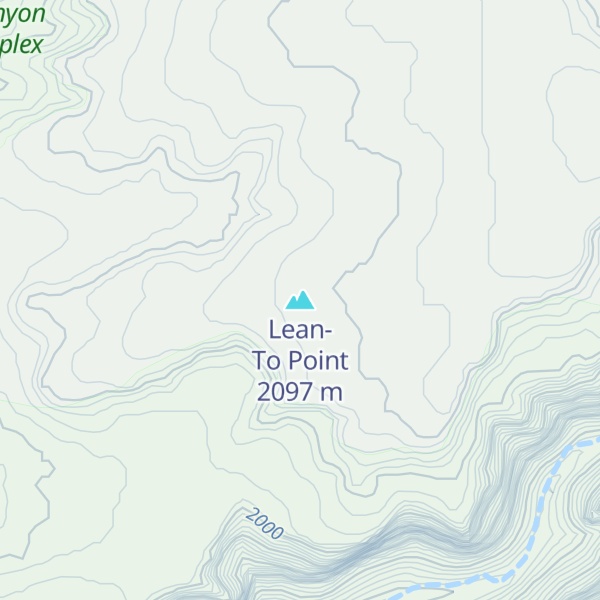 Map of Lean-To Point
