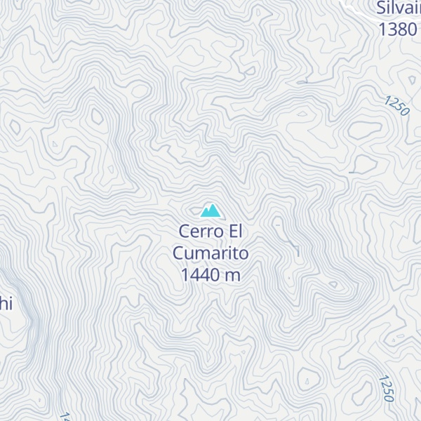 Map of Cerro El Cumarito