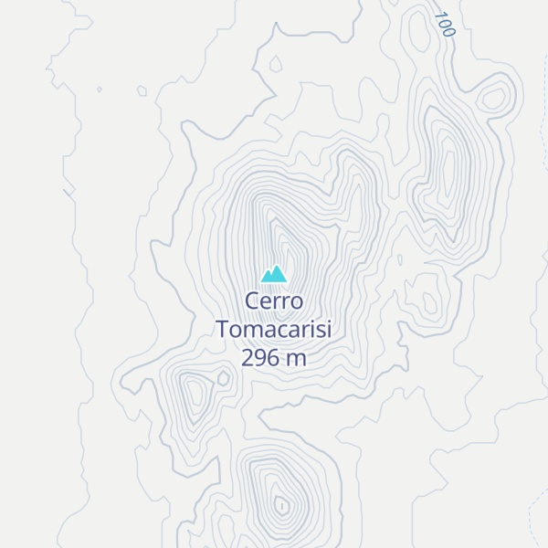 Map of Cerro Tomacarisi