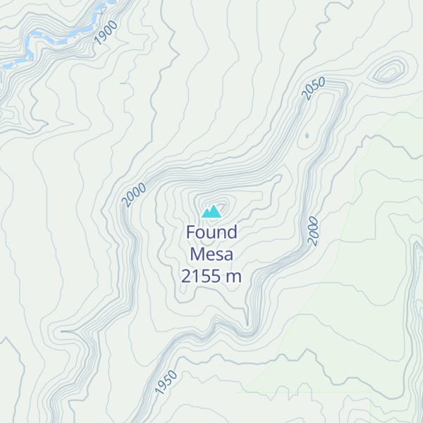 Map of Found Mesa