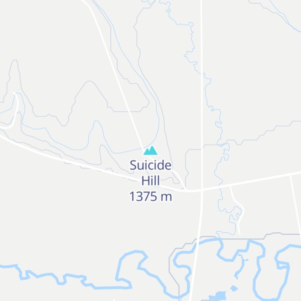 Map of Suicide Hill