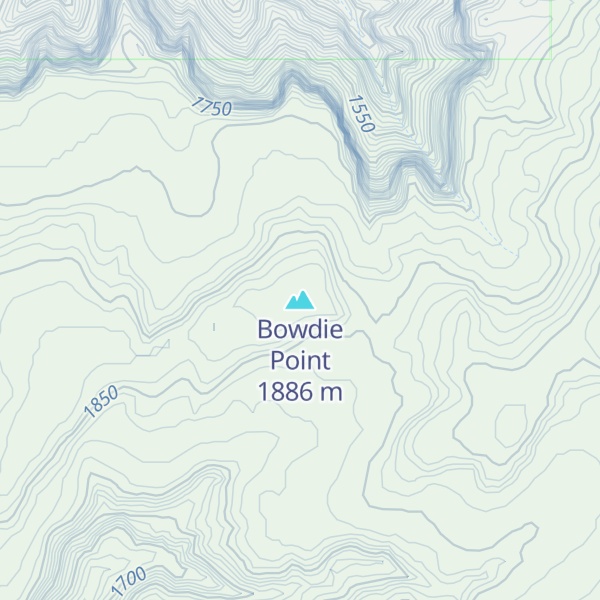 Map of Bowdie Point
