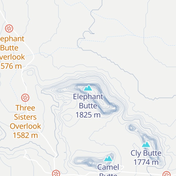 Map of Elephant Butte