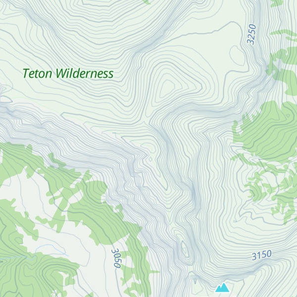 Map of North Breccia Cliffs