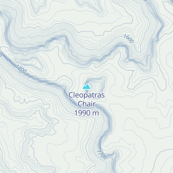 Map of Cleopatras Chair
