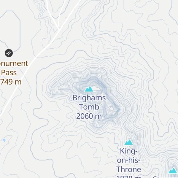 Map of Brighams Tomb