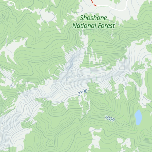 Map of Two Ocean Mountain