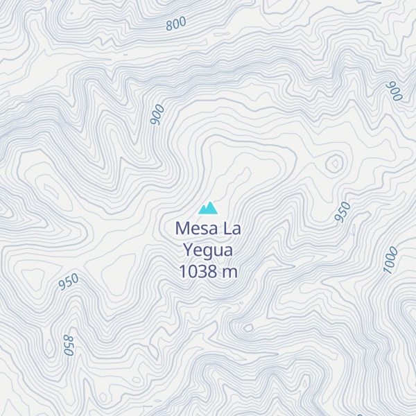 Map of Mesa La Yegua