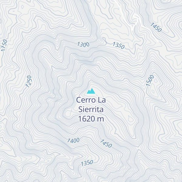 Map of Cerro La Sierrita