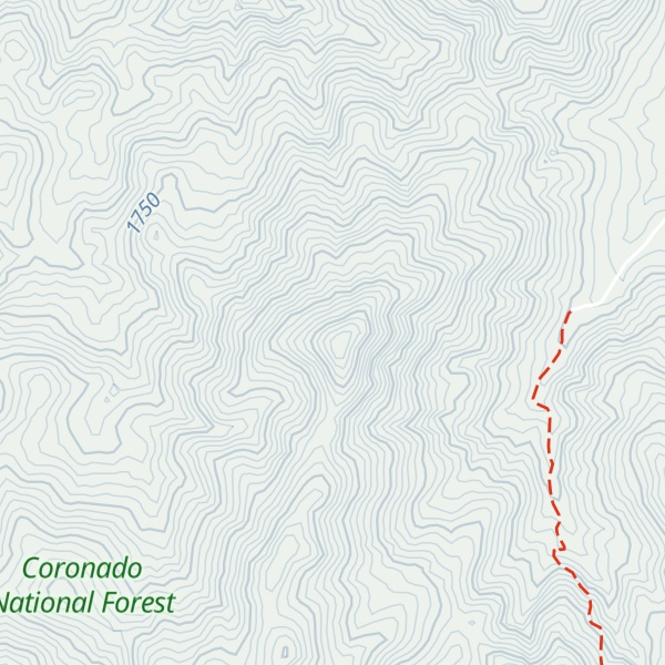 Map of Cedar Mountain