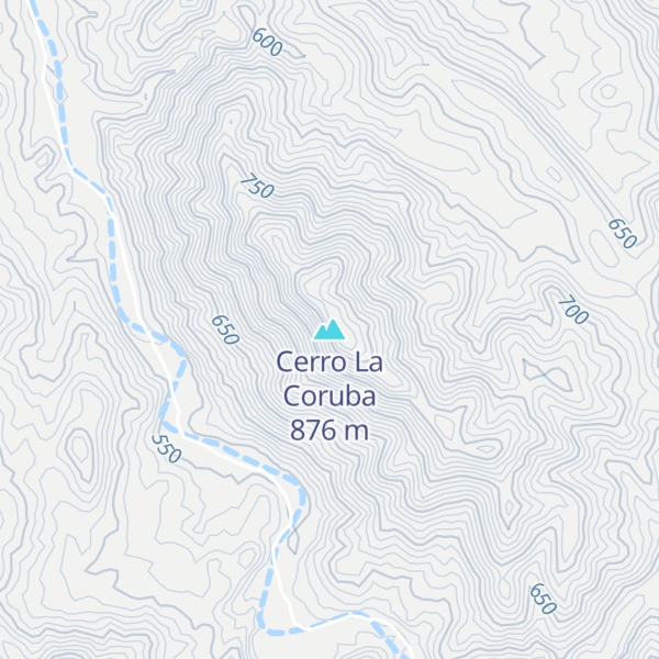 Map of Cerro La Coruba