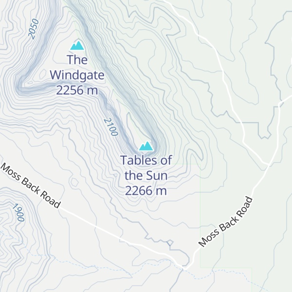 Map of Tables of the Sun