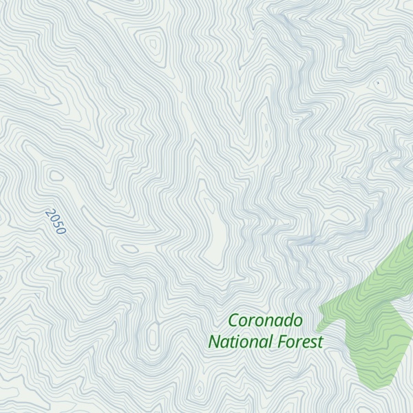 Map of Reiley Peak