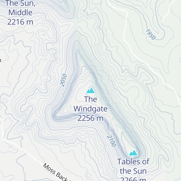 Map of The Windgate