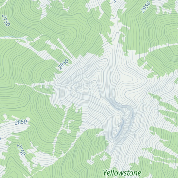 Map of Colter Peak